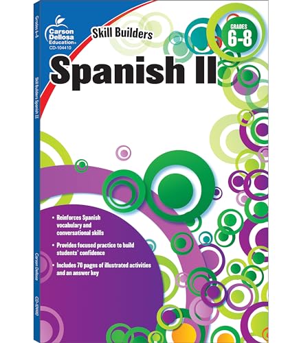 Spanish II, Grades 6 - 8 (Skill Builders), Grades 6 - 8 book cover