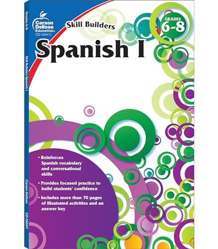 Spanish I, Grades 6 - 8 (Skill Builders), Grades 6 - 8 book cover