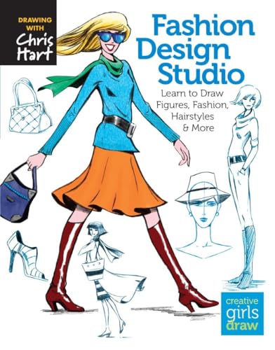 Fashion Design Studio: Learn to Draw Figures, Fashion, Hairstyles More book cover