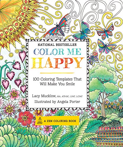 Color Me Happy: 100 Coloring Templates That Will Make You Smile book cover
