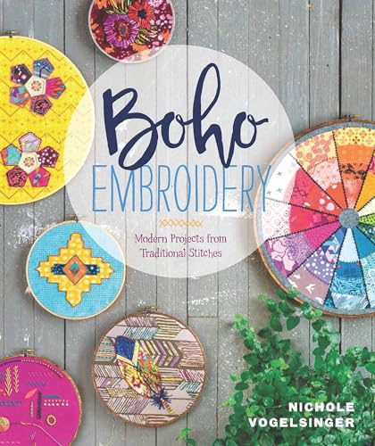 Boho Embroidery: Stitches and Projects for the Embroidery Hoop and Beyond book cover