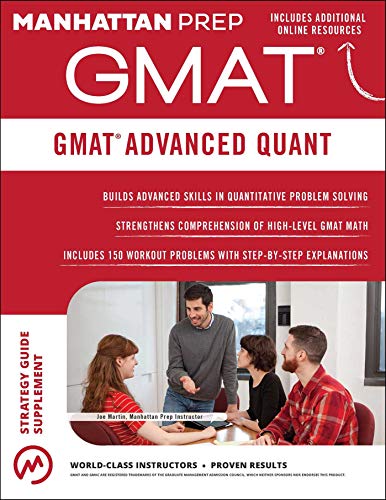 GMAT Advanced Quant: 250+ Practice Problems Bonus Online Resources book cover