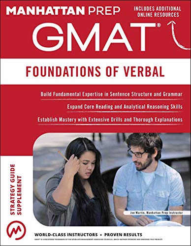 Foundations of GMAT Verbal, 6th Edition (Manhattan Prep GMAT Strategy Guides) book cover
