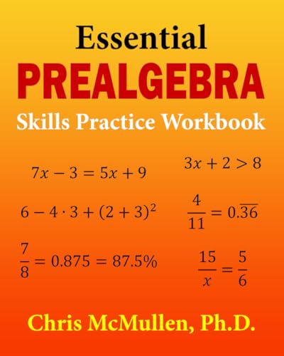 Essential Prealgebra Skills Practice Workbook book cover