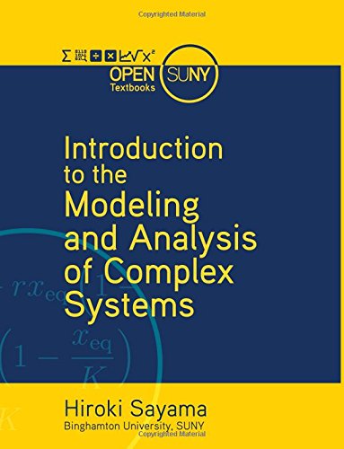 Introduction to the Modeling and Analysis of Complex Systems book cover