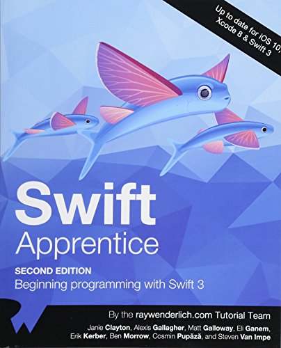 The Swift Apprentice: Beginning Programming with Swift 3 book cover