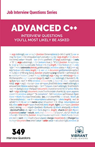 Advanced C++ Interview Questions You'll Most Likely Be Asked book cover