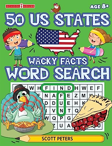 Wacky Facts Word Search: 50 US States book cover