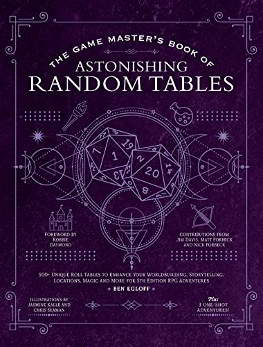 Read The Game Master's Book of Astonishing Random Tables: 300+ Unique Roll Tables to Enhance Your Worldbuilding, Storytelling, Locations, Magic and More ... RPG Adventures (The Game Master Series)
