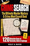 Crimesearch The Ultimate Murder Mystery Crime Word Search Bo