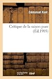 Critique De La Raison Pure Philosophie French Edition