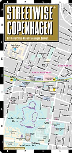 Streetwise Copenhagen Map - Laminated City Center Street Map of Copenhagen, Denmark (Michelin Streetwise Maps) book cover