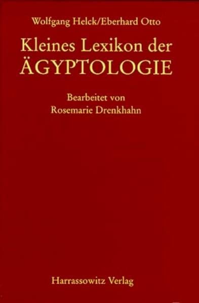 Kleines Lexikon Der Agyptologie book cover