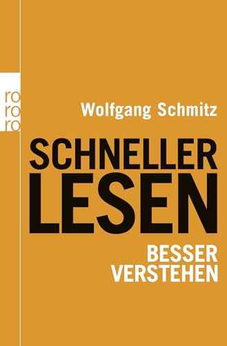 Schneller lesen - besser verstehen book cover