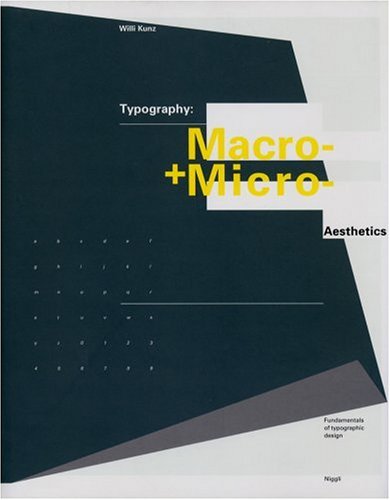 Typography: Macro and Microaesthetics: Fundamentals of Typographic Design book cover