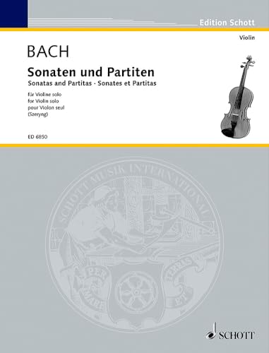 Bach: Sonatas and Partitas for Violin Solo book cover