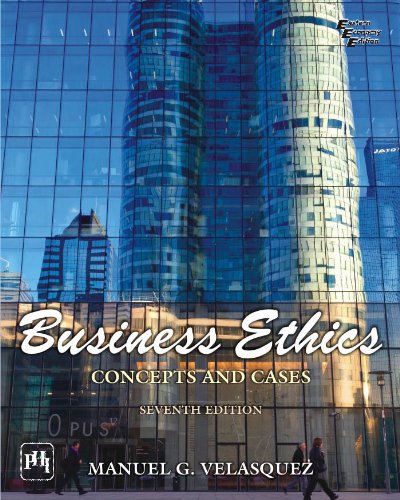 Business Ethics: Concepts and Cases book cover
