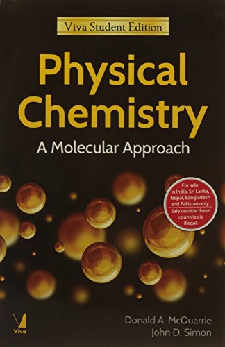 Physical Chemistry: A Molecular Approach book cover