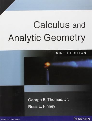 Calculus and Analytic Geometry book cover