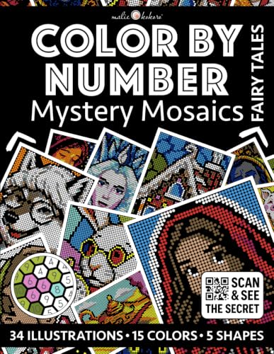 Color by Number Mystery Mosaics