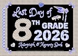 Last Day Of 8Th Grade Autograph Memory Book An Elegant Blue