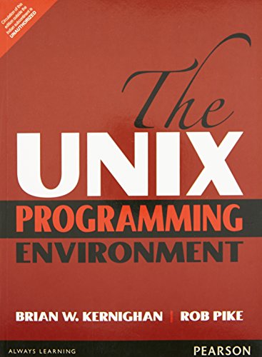 The UNIX Programming Environment (Prentice-Hall Software Series) book cover