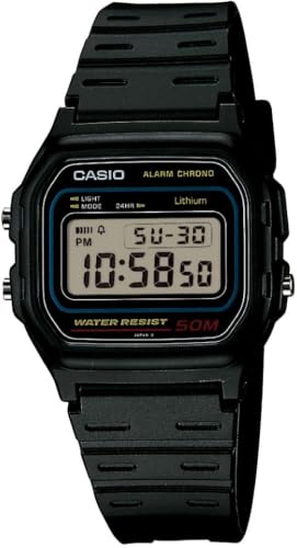 Relógio digital Casio W59-1V preto