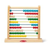 Melissa Doug Abacus Classic Wooden Toy With 100 Beads Presch