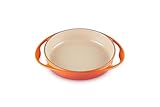 Le Creuset Bandeja Tarta Tatin 25 cm Volcánico molde de hierro fundido esmaltado para tarta tatin