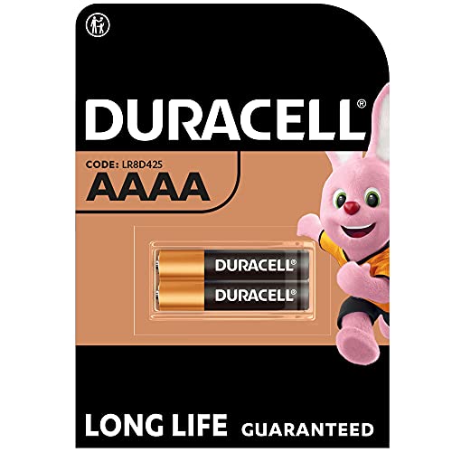 Duracell pilas alcalinas especiales AAAA de 1,5 V (paquete de 2) (LR8D425), dise
