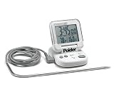 Polder Digital In Oven Thermometer Timer White