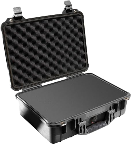 Pelican 1500 Protector Case with Foam, Black
