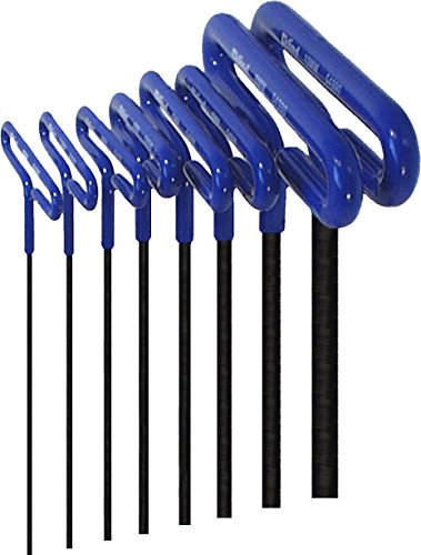 Eklind 55168 8-Piece Metric Cushion Grip Hex T-Key Set