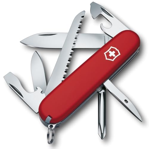 Victorinox Schweizer Taschenmesser Hiker Multitool, 13 Funktionen, Rot