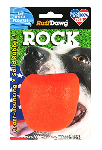 Ruff Dawg Rock Rubber Dog Toy