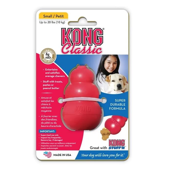 KONG Classic Stuffable Dog Toy, Small