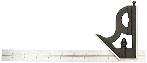 Starrett 11H-12-4R 12-inch Combination Square with Cast Iron Head