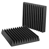 Auralex Acoustics Studiofoam Wedgies 2" x 12" x 12" Acoustic Foam (24-Pack, Charcoal)
