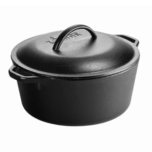 Lodge 5-Quart Cast Iron Dutch Oven