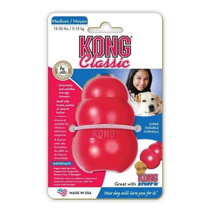 KONG Classic Stuffable Dog Toy, Medium