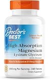 Doctor's Best High Absorption Magnesium Glycinate Lysinate, 240 ct
