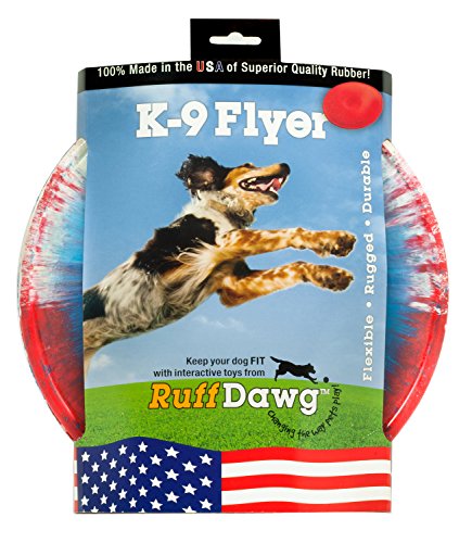 Ruff Dawg K9 Flyer Rubber Dog Toy, Large