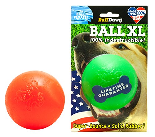 Ruff Dawg Indestructible Dog Ball, XL 3.5-inch