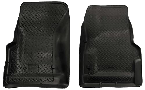 Husky Liners Classic Style Floor Mats, 1997-2006 Jeep Wrangler, Front Row, 2-pc Black (31731)