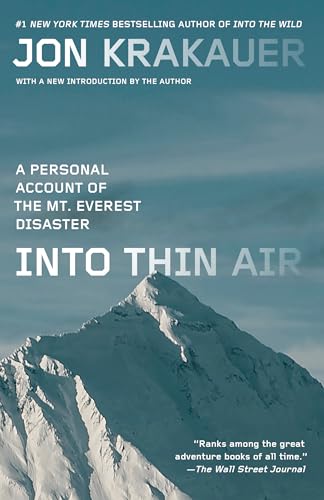 Into Thin Air: A Personal Account of the Mt. Everest Disaster book cover