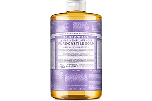 Dr. Bronner's Pure-Castile Liquid Soap, Lavender, 32 oz