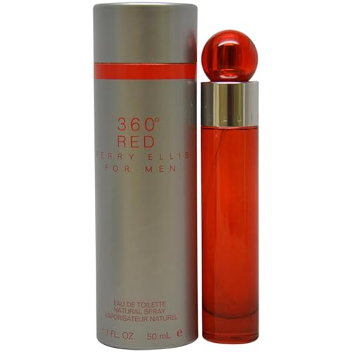 Perry Ellis 360 Red Men Eau De Toilette Spray, 1.7 Ounce