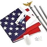 Annin Flagmakers American Flag And Flagpole Kit 3 X 5 Feet M