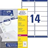 Avery L7163 QuickPEEL Address Labels (A4, 14 per sheet)