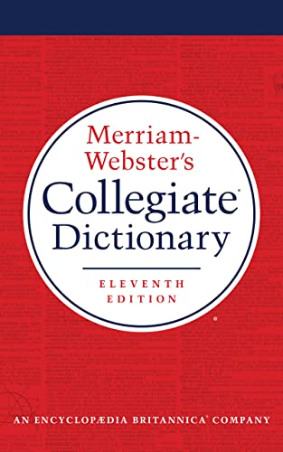 Merriam-Webster's Collegiate Dictionary book cover